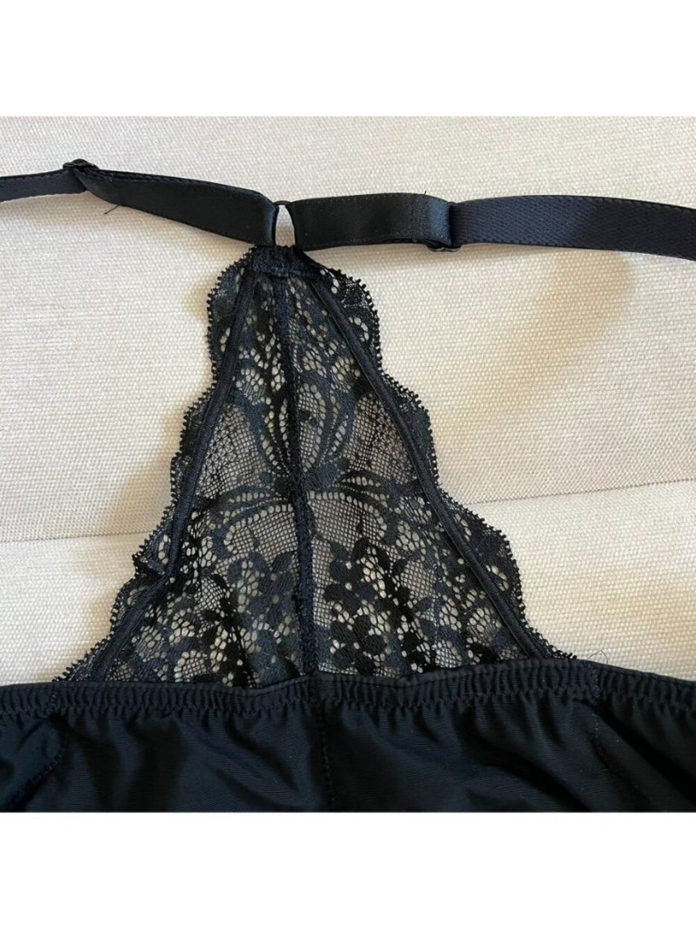 Wacoal Lace Impression Front Close Racerback T-Shirt Bra Sz 36DD EUC Comfortable - Picture 7 of 7